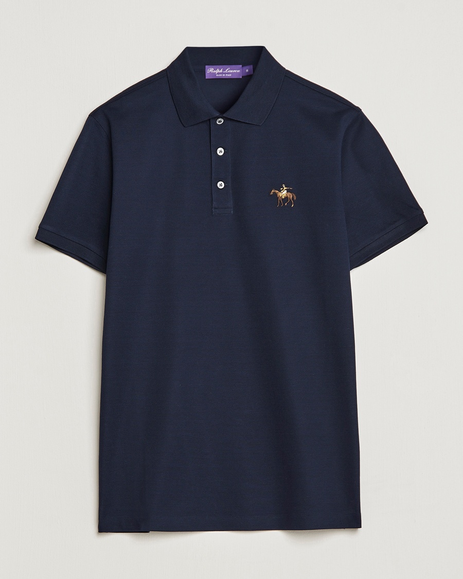 Homme | Cadeaux | Ralph Lauren Purple Label | Mercerized Cotton Polo Chairman Navy