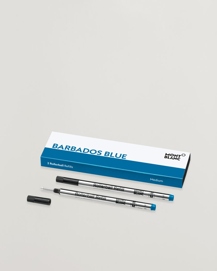 Montblanc 2 Rollerball Refills Barbados Blue – Blauw