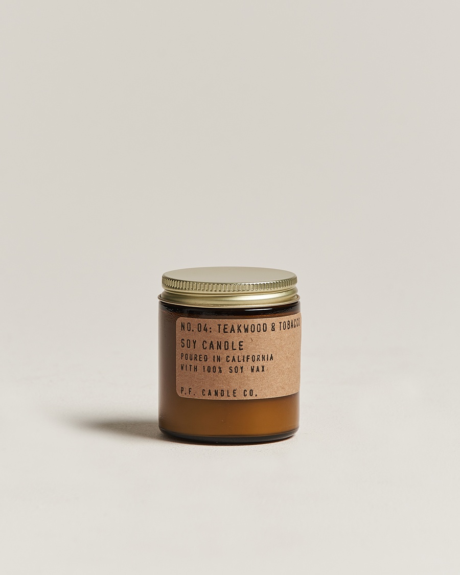 P.F. Candle Co. Soy Candle No. 4 Teakwood & Tobacco 99g