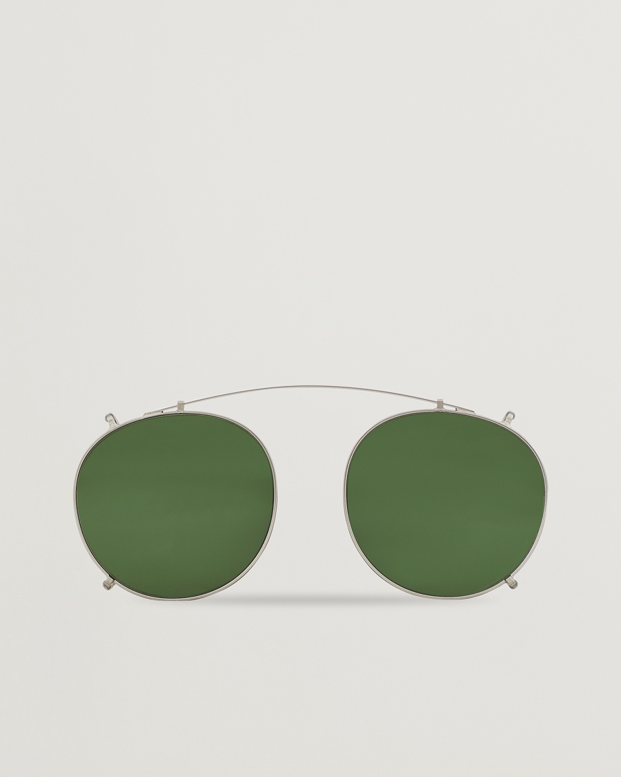 TBD Eyewear Clip-ons Silver/Bottle Green – Groen