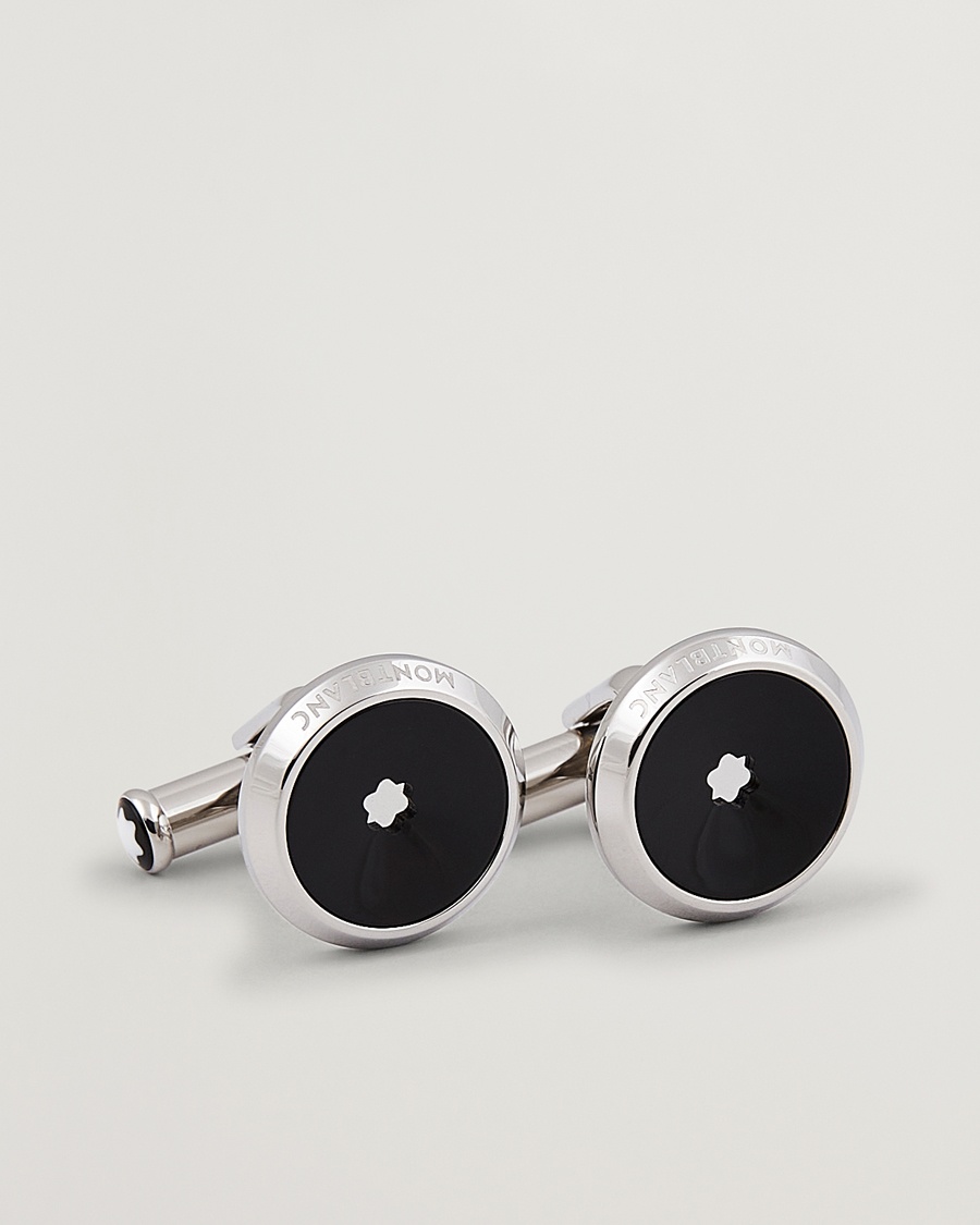 Homme | | Montblanc | Star Cufflinks Black Resin