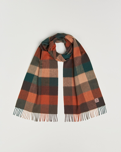 Amanda Christensen Wool Block Check Scarf Multi – Bruin