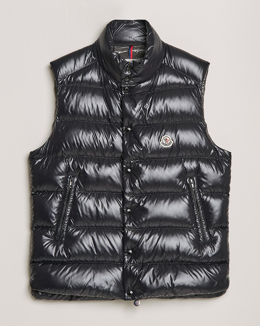Moncler Tibb Down Vest Black – Zwart