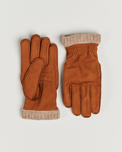Hestra Joar Primaloft Lined Nubuck Glove Cognac – Beige