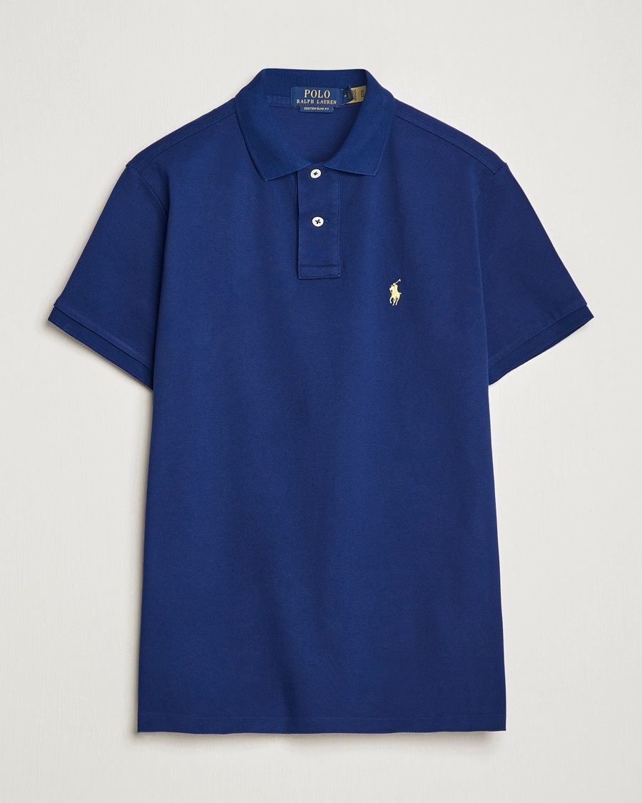 Polo Ralph Lauren Custom Slim Fit Polo Fall Royal – Bleu