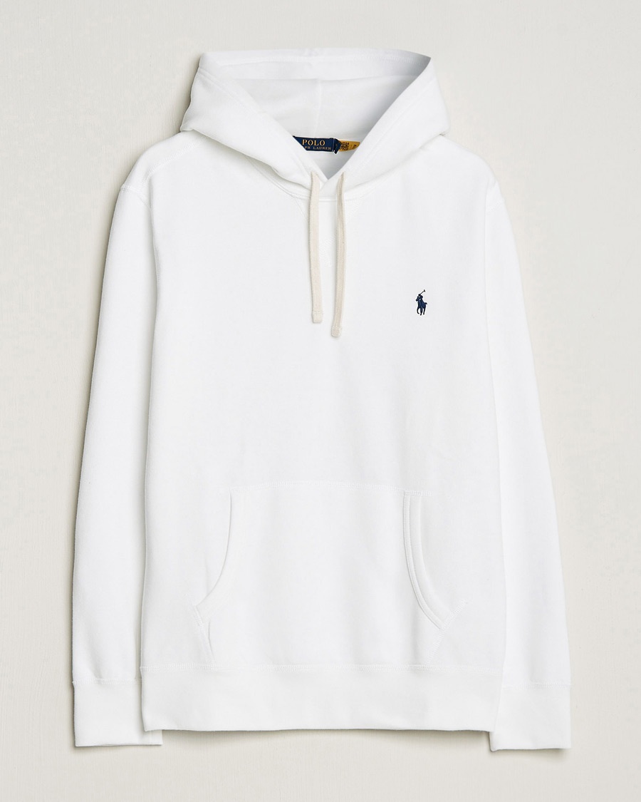 Polo Ralph Lauren RL Fleece Hoodie White – Wit
