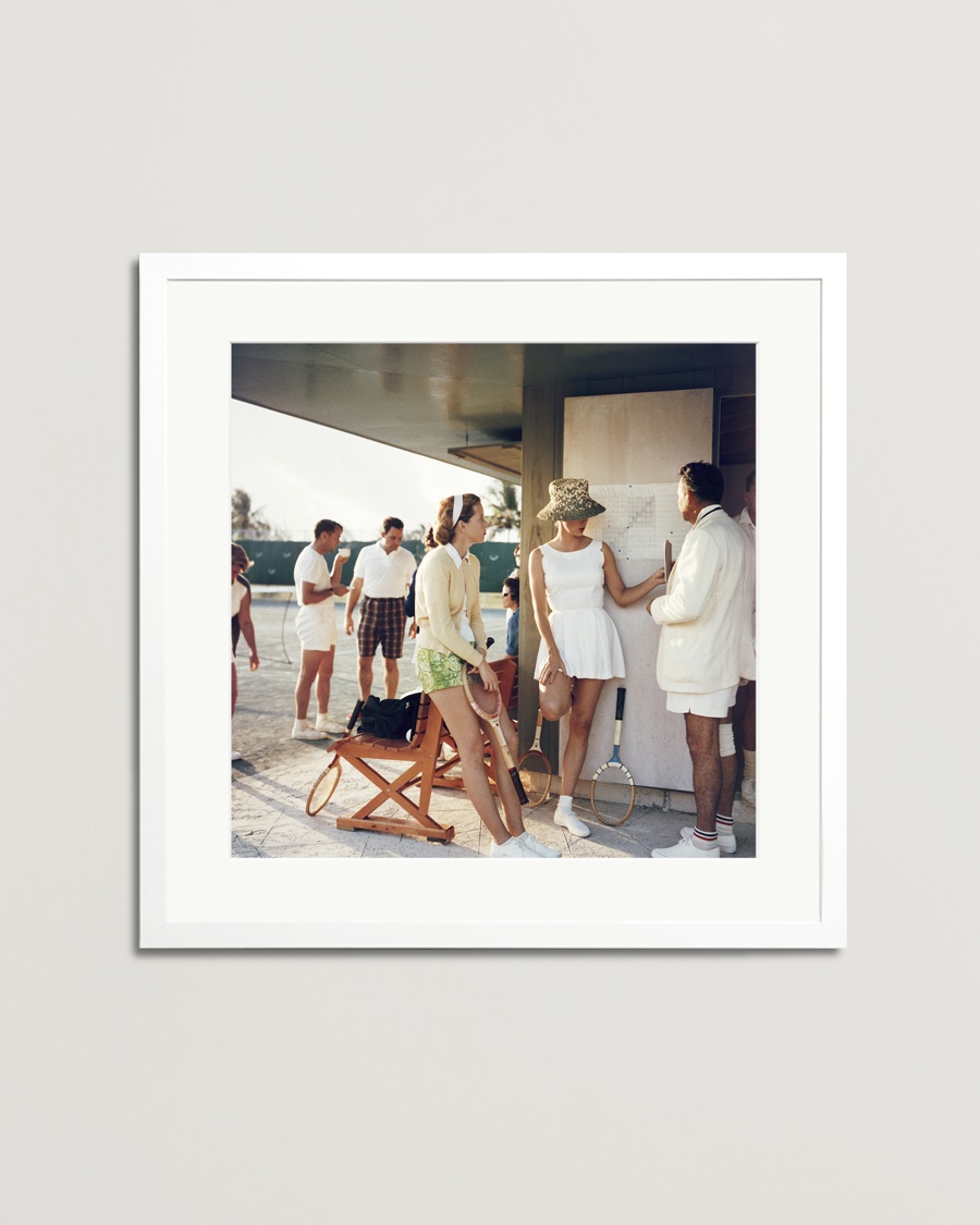 Homme | | Sonic Editions | Framed Slim Aarons Tennis In The Bahamas