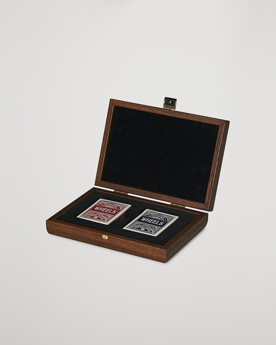 Homme | Moins De 50 | Manopoulos | Wooden Card Case Dark Brown