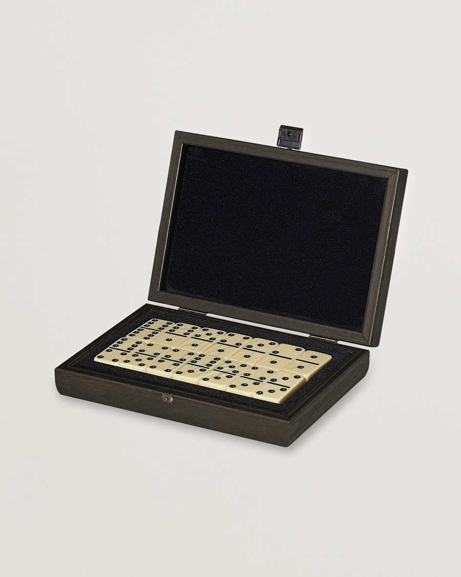 Manopoulos Wooden Domino Case Black – Noir