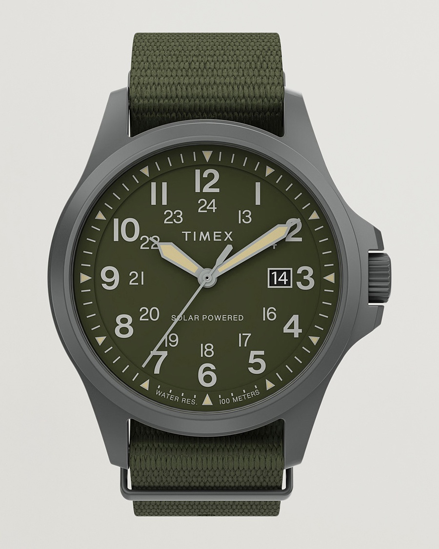 Timex Field Post Solar Watch 41mm Green Dial – Groen
