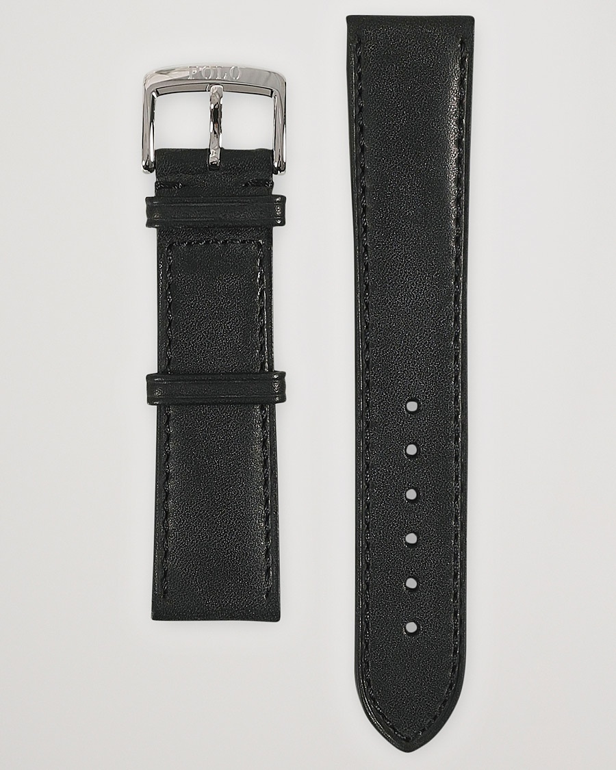 Polo Ralph Lauren Sporting Leather Strap Black – Noir