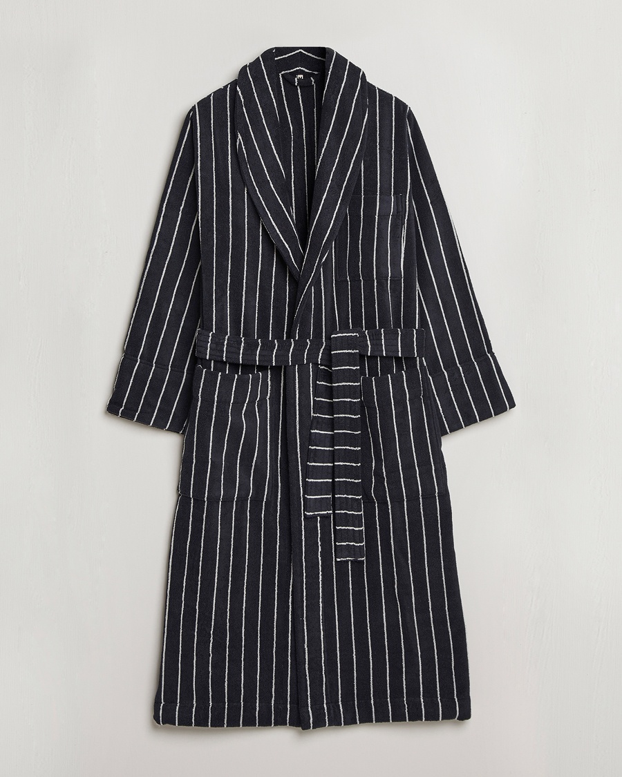 Tekla Organic Terry Classic Bathrobe Antwerp – Bleu
