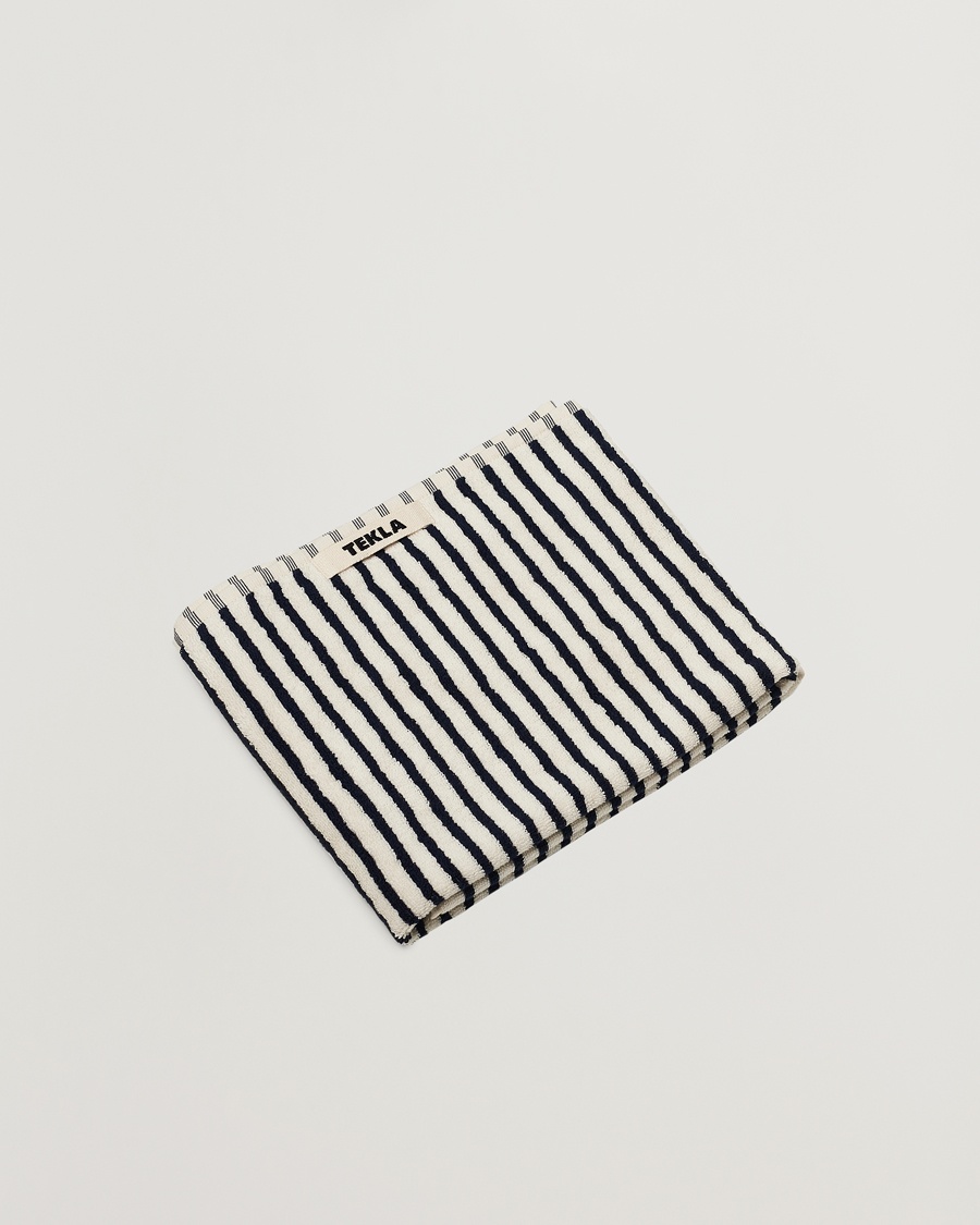 Homme | | Tekla | Organic Terry Hand Towel Sailor Stripes