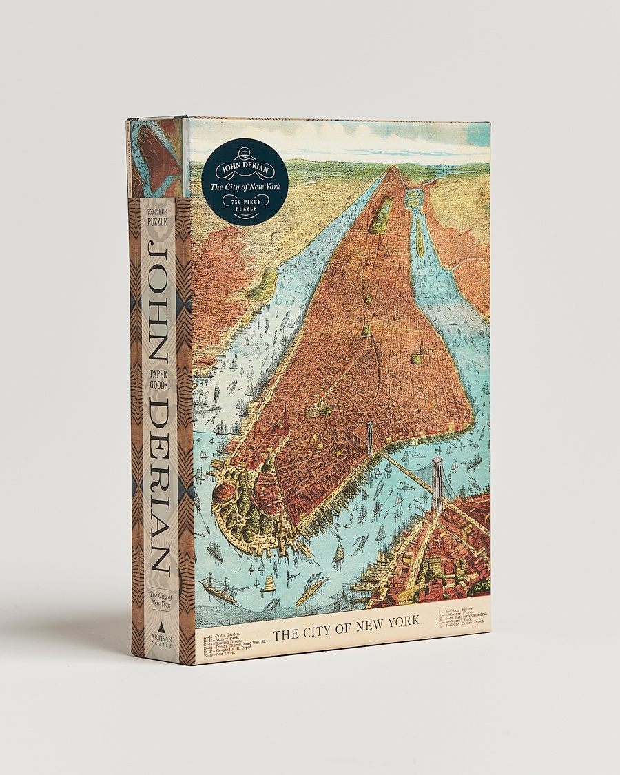 Homme | Moins De 50 | New Mags | John Derian-The City of New York 750 Pieces Puzzle