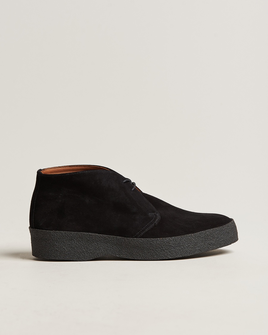 Sanders Joel Chukka Boot Black Suede – Noir