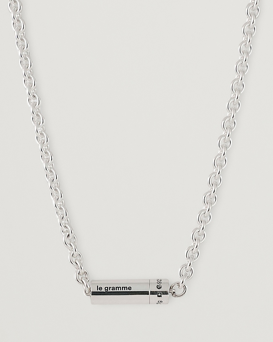 Homme | Pour Les Connaisseurs | LE GRAMME | Chain Cable Necklace Sterling Silver 27g