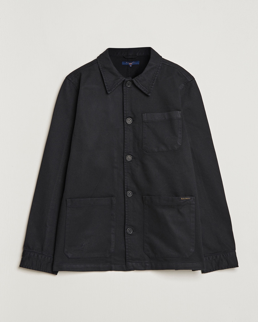 Nudie Jeans Barney Worker Overshirt Black – Zwart