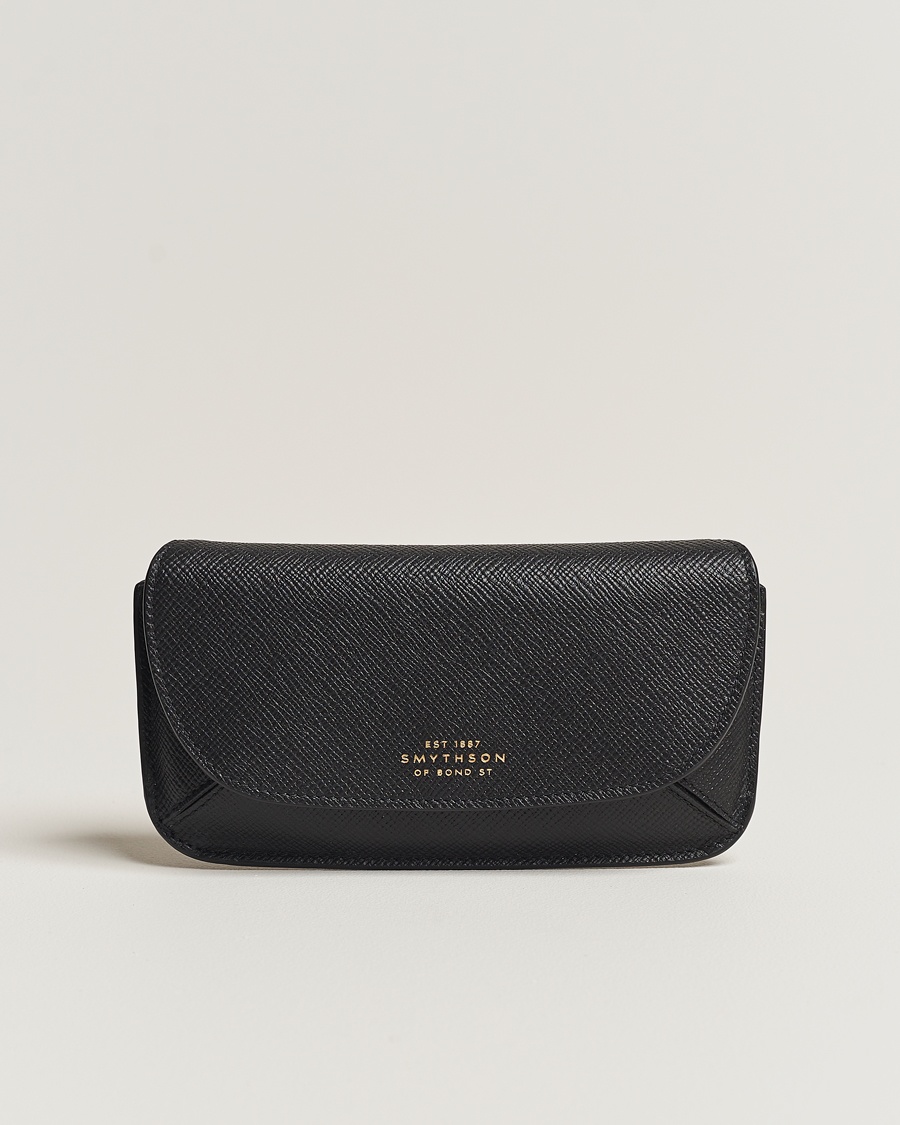 Heren | Zonnebrillen | Smythson | Panama Hard Sunglasses Case Black