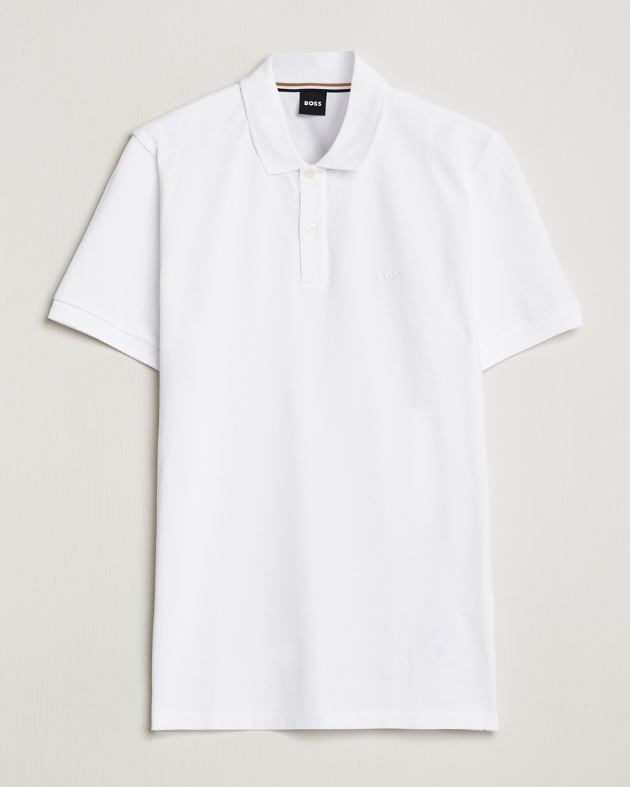 BOSS BLACK Pallas Polo White – Wit