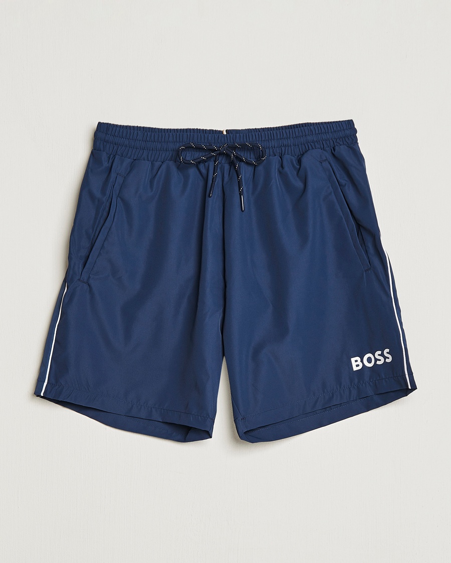 BOSS BLACK Starfish Swimshorts Navy – Blauw