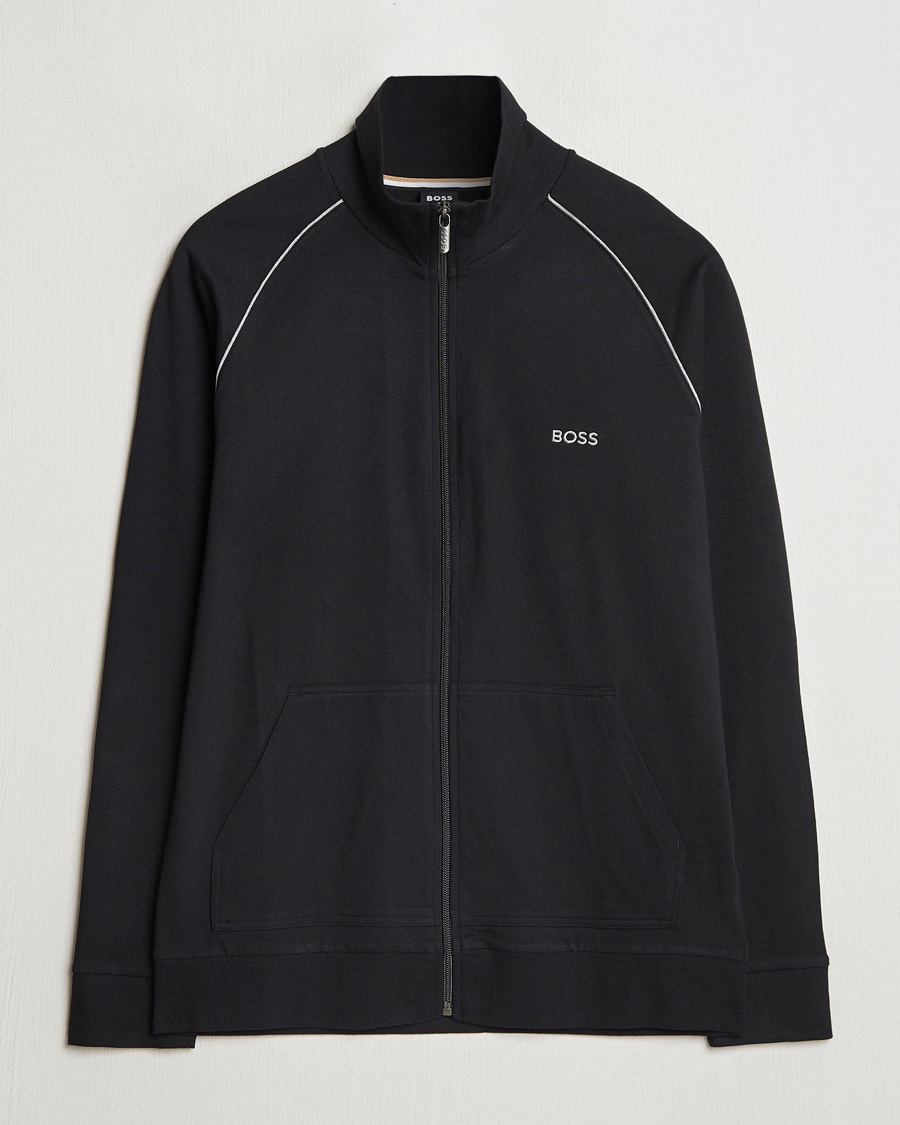 BOSS BLACK Mix & Match Full Zip Jacket Black – Zwart