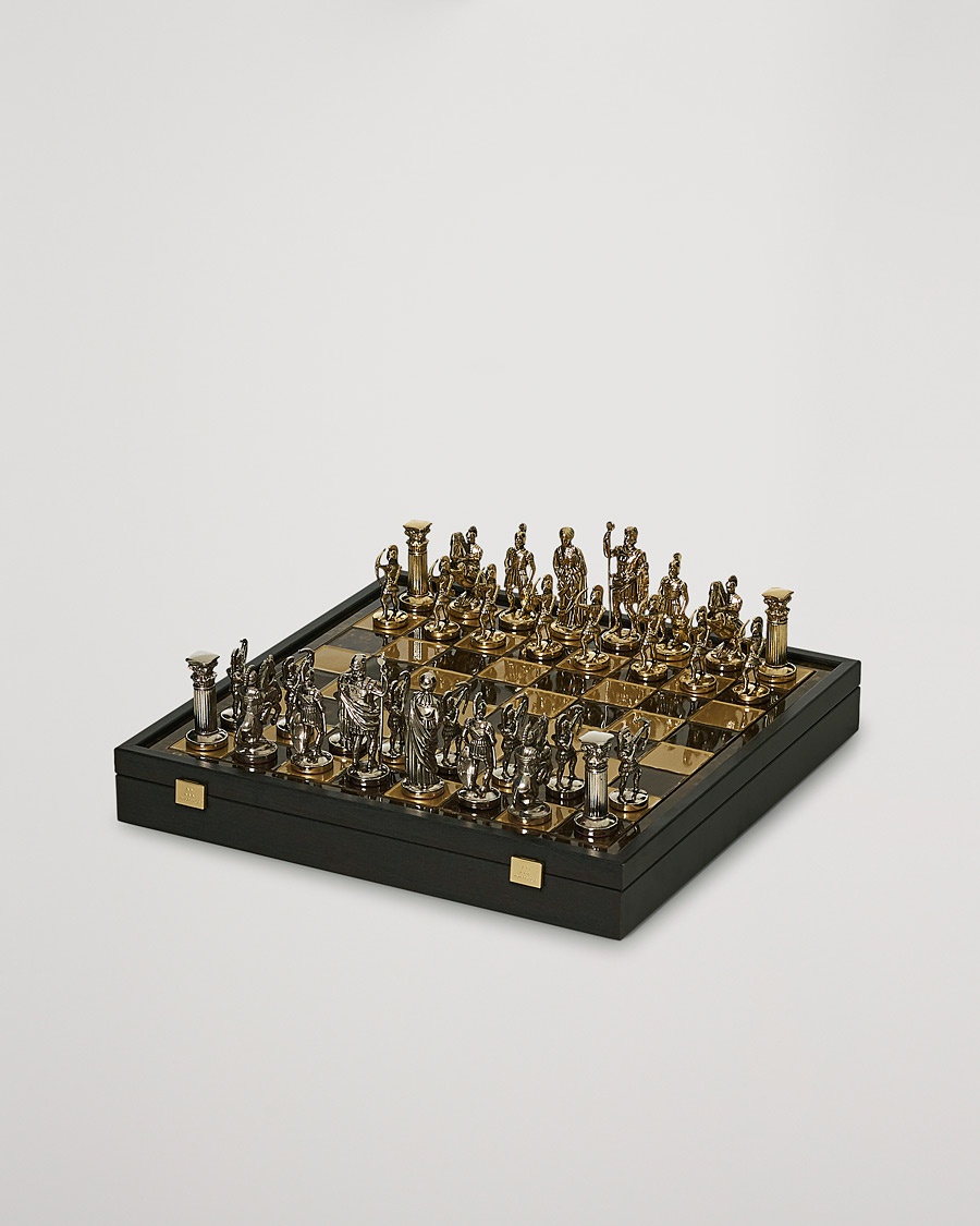 Manopoulos Archers Chess Set Brown – Marron