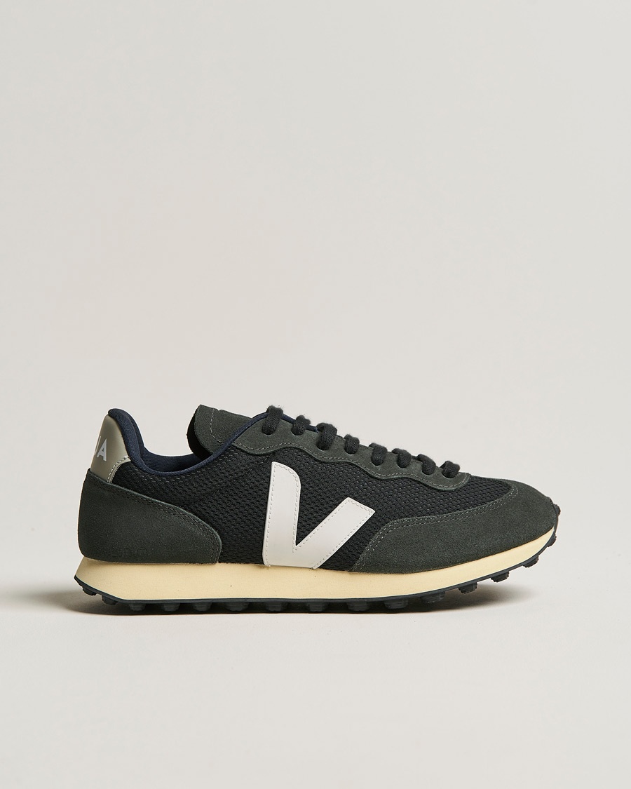 Homme | Contemporary Creators | Veja | Rio Branco Running Sneaker Black/White Oxford White