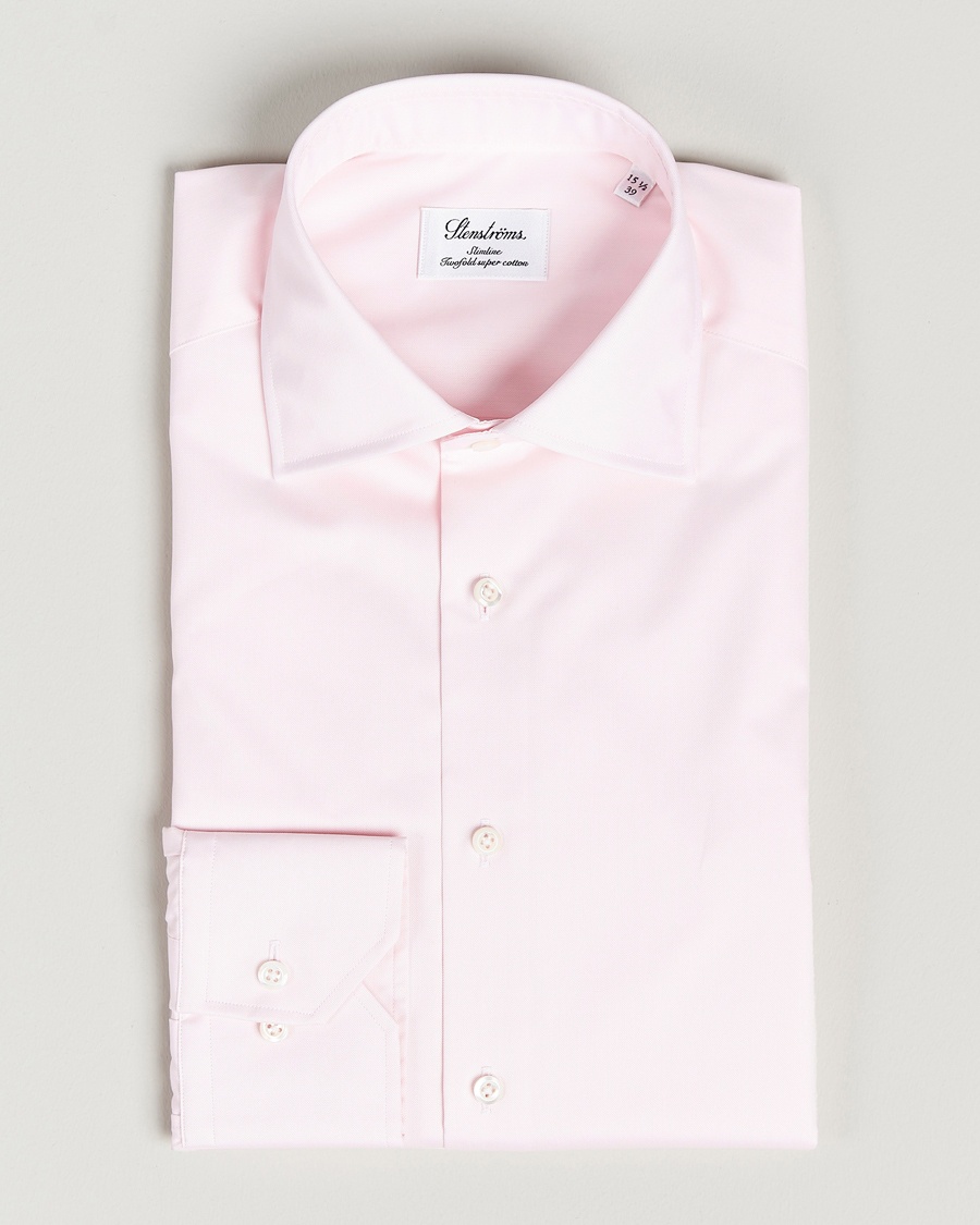 Homme | | Stenströms | Slimline Cut Away Shirt Pink