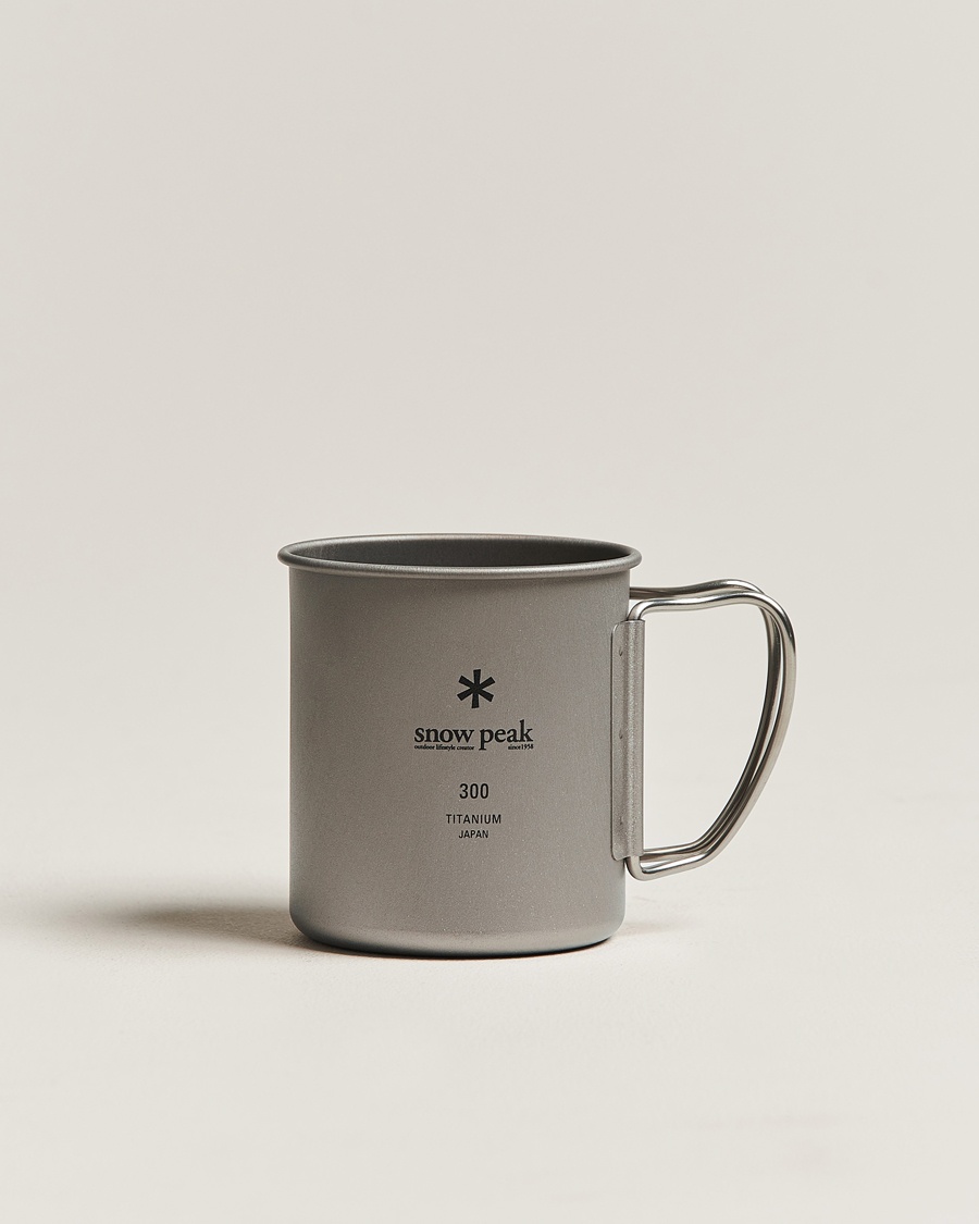 Snow Peak Single Wall Mug 300 Titanium – Argent