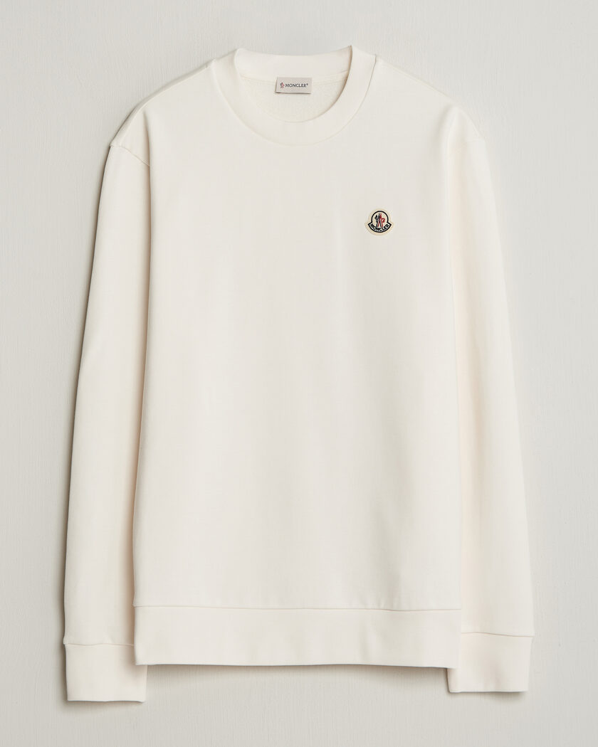 Moncler Logo Sweatshirt White – Wit