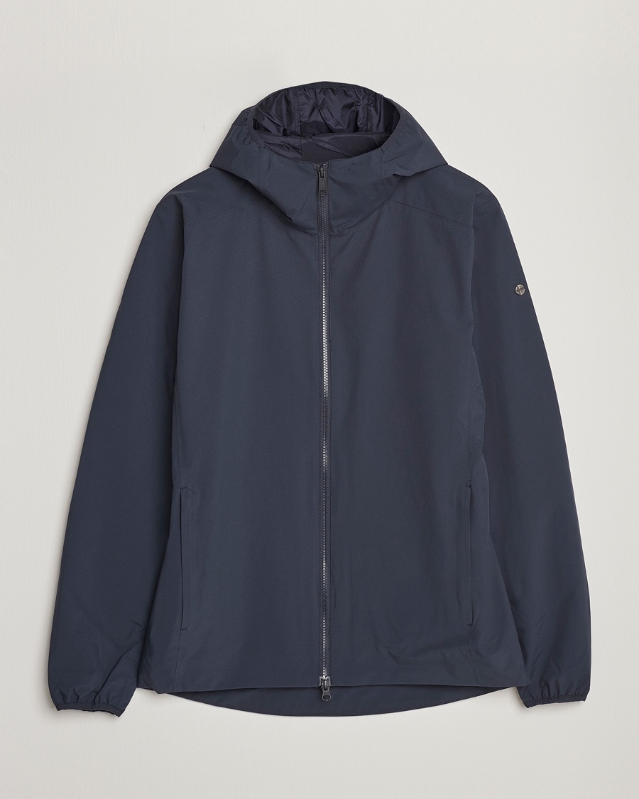 Homme | Scandinavian Edition | Scandinavian Edition | Hood Waterproof Jacket Midnight Blue