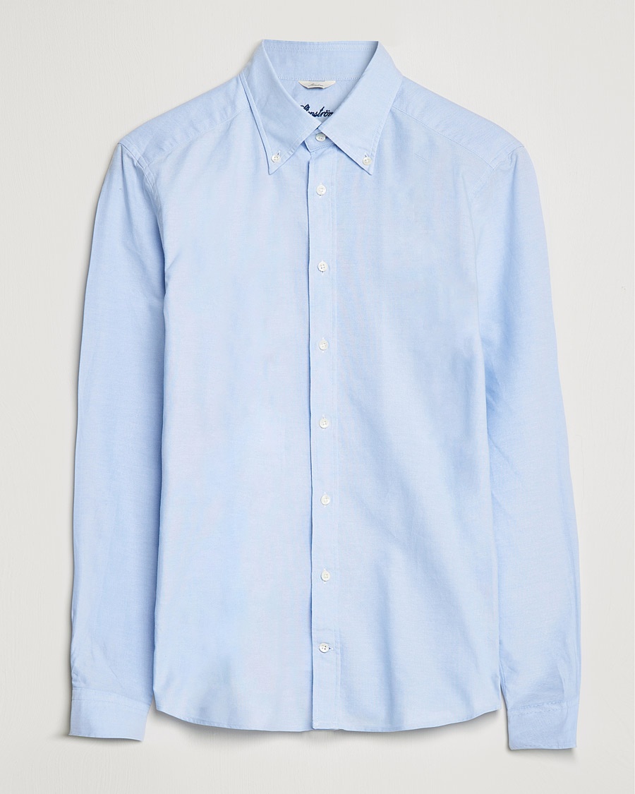 Stenströms Slimline Oxford Shirt Light Blue – Blauw
