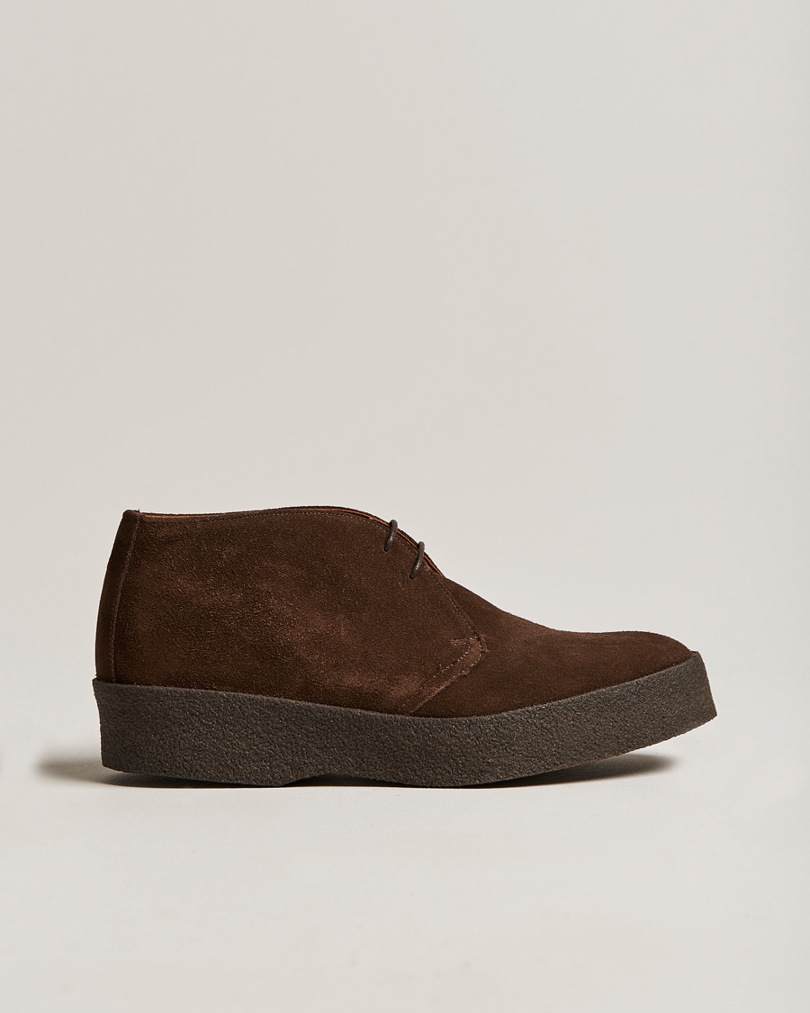 Sanders Joel Chukka Boot Chocolate Suede – Marron