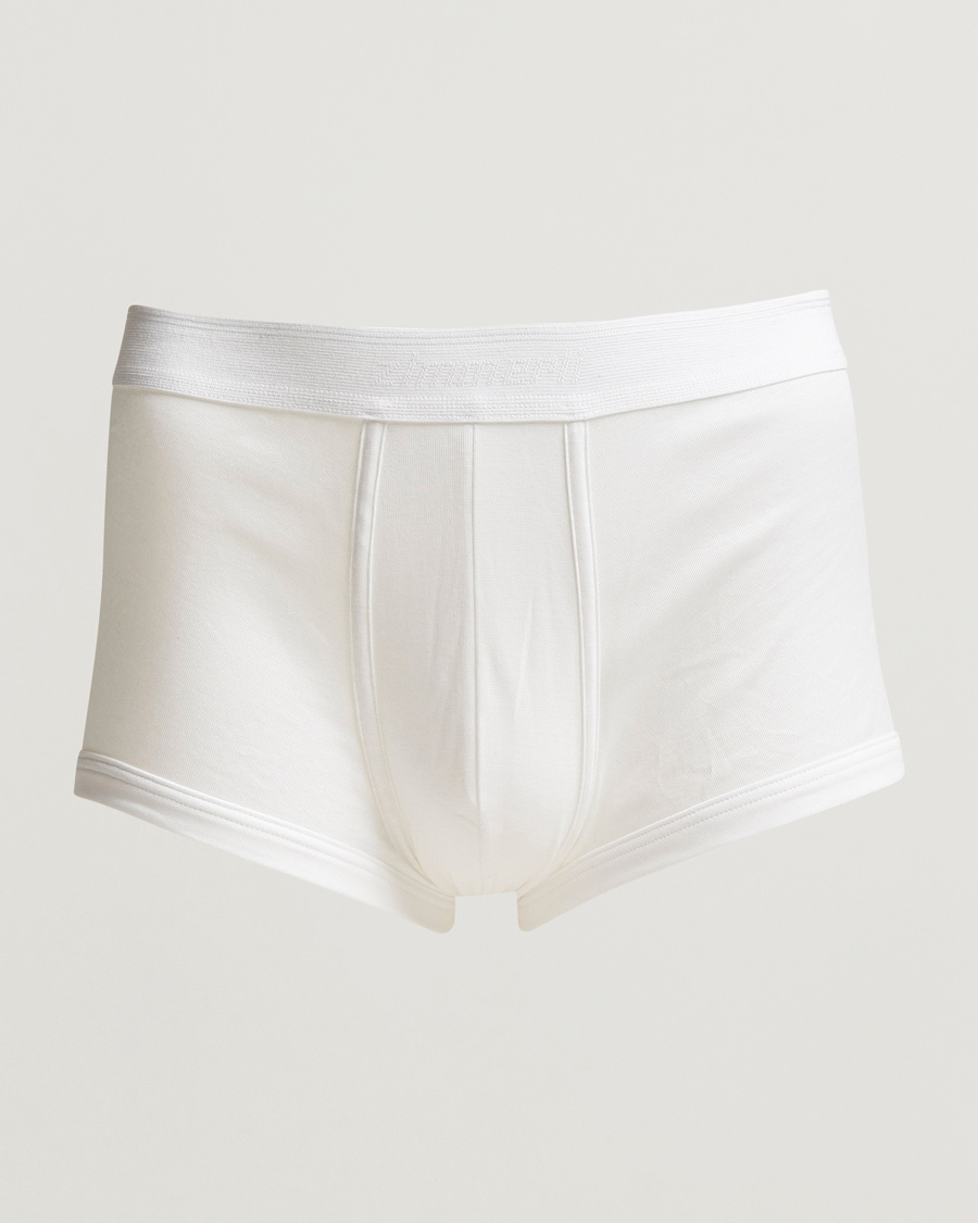 Zimmerli of Switzerland Mercerized Cotton Boxer Briefs White – Blanc