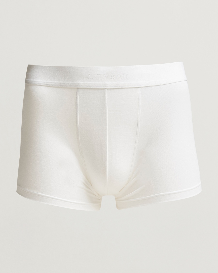 Zimmerli of Switzerland Micro Modal Boxer Briefs White – Blanc