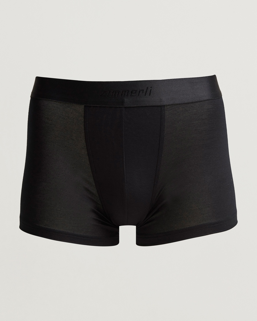 Zimmerli of Switzerland Micro Modal Boxer Briefs Black – Zwart