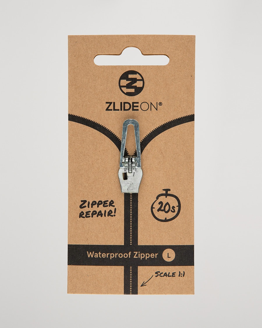 ZlideOn Waterproof Zipper Silver L – Zilver