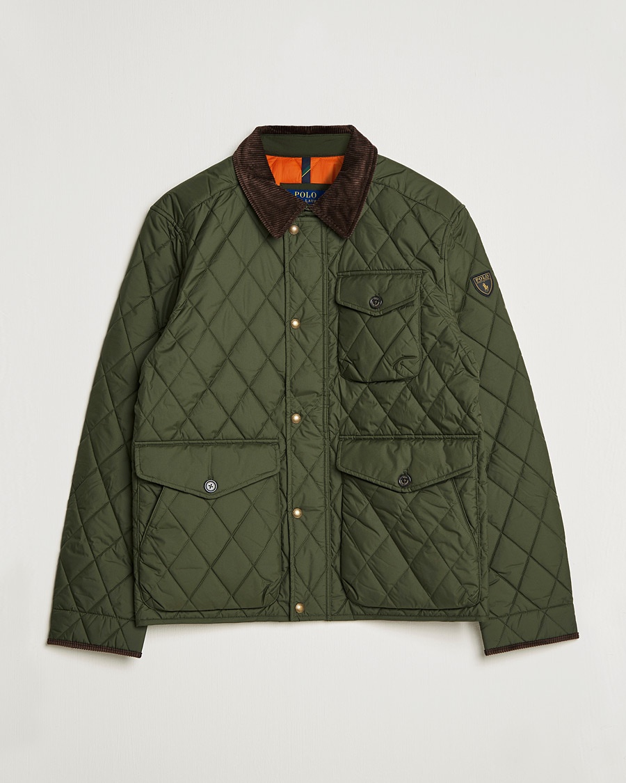 Polo Ralph Lauren Beaton Quilted Jacket Company Olive – Groen