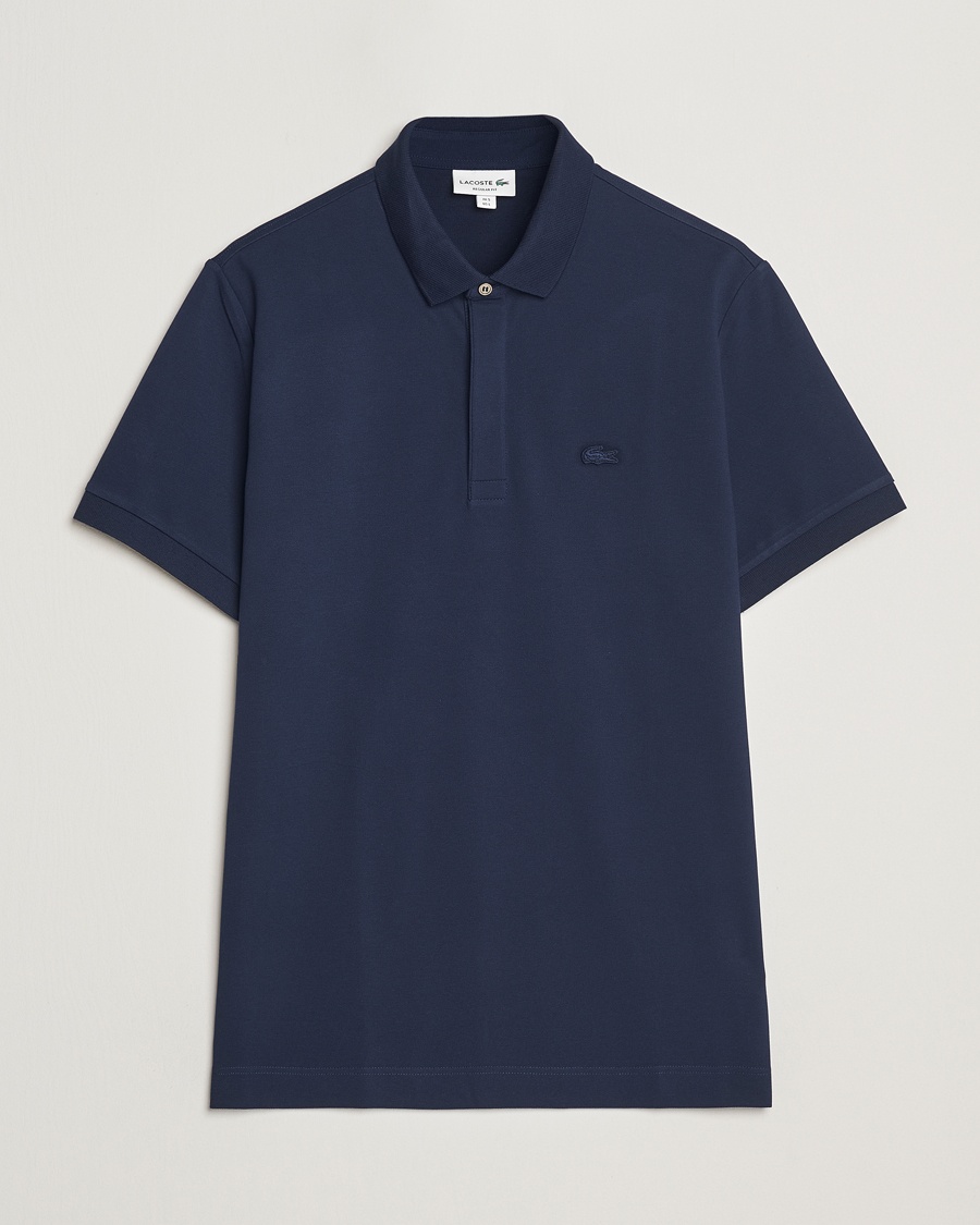 Lacoste Paris Polo Piké Navy Blue – Bleu