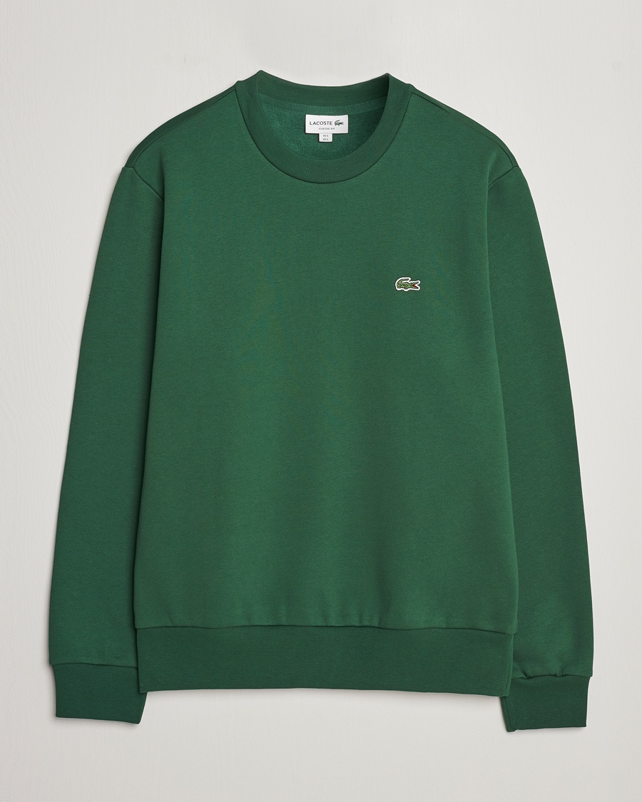 Lacoste Crew Neck Sweatshirt Green – Vert