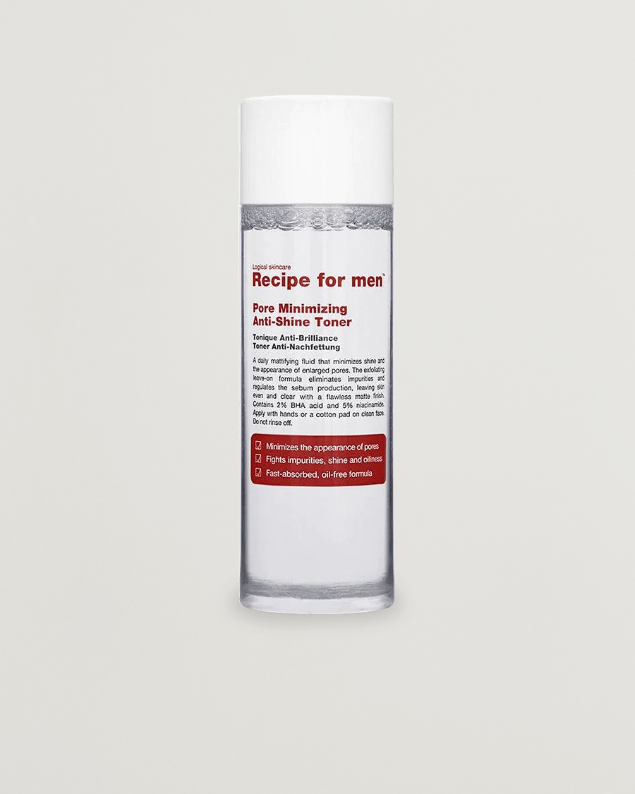 Homme | Moins De 50 | Recipe for men | Pore Minimizing Anti-Shine Toner 100ml