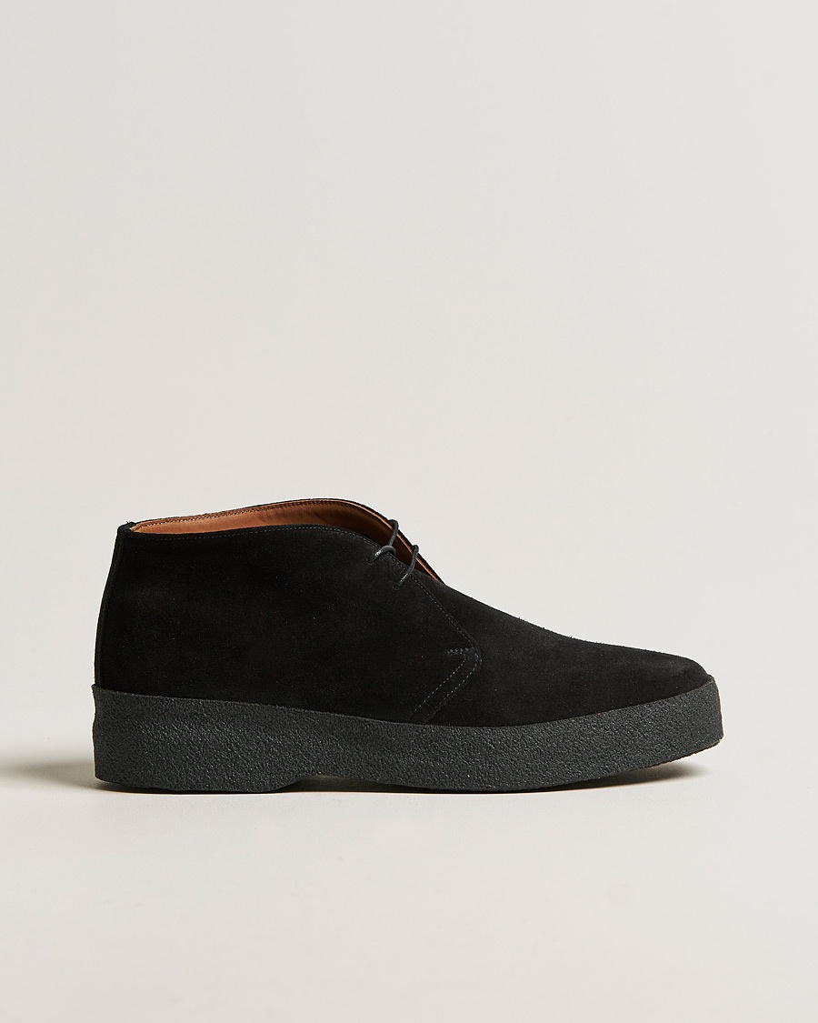 Sanders Sam Chukka Boot Black Suede – Noir