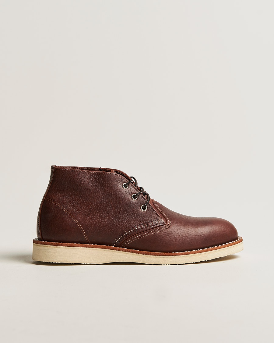 Red Wing Shoes Work Chukka Briar Oil Slick Leather – Marron