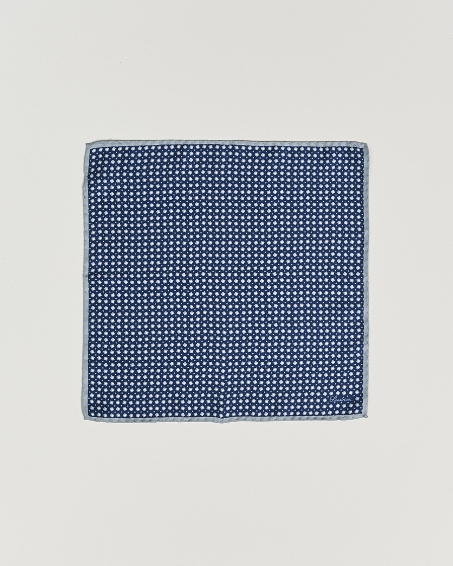Homme | Accessoires | Stenströms | Silk Handkerchief Navy
