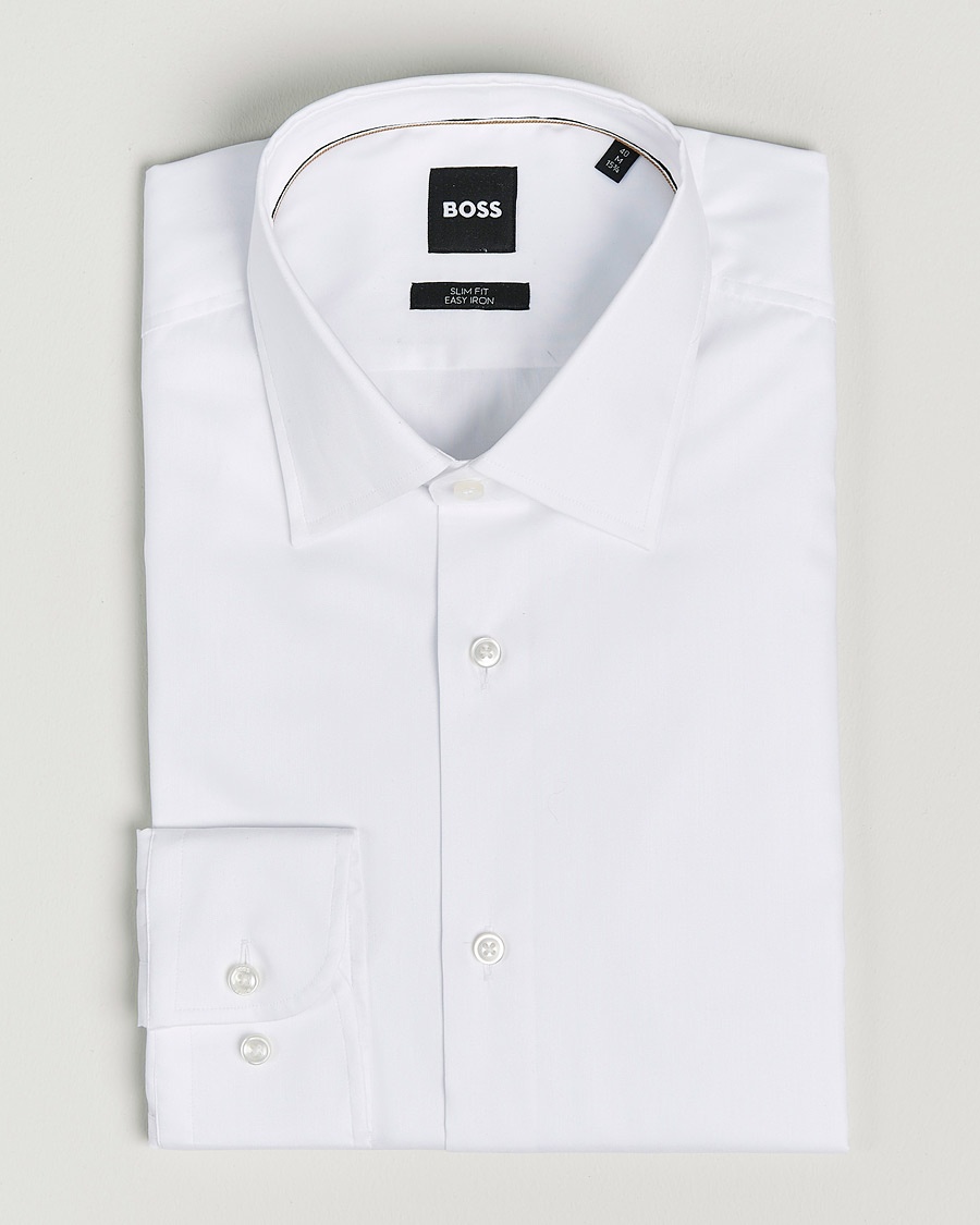 BOSS BLACK Hank Slim Fit Shirt White – Blanc