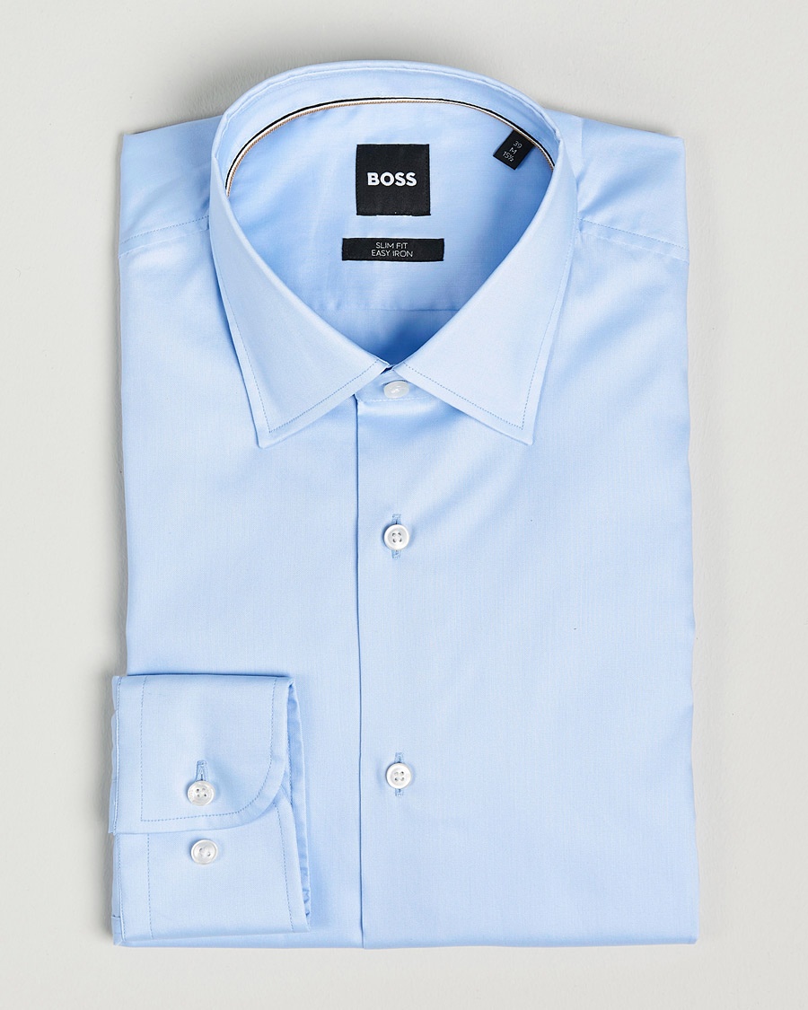 Hank Slim Fit Shirt Light Blue – Bleu