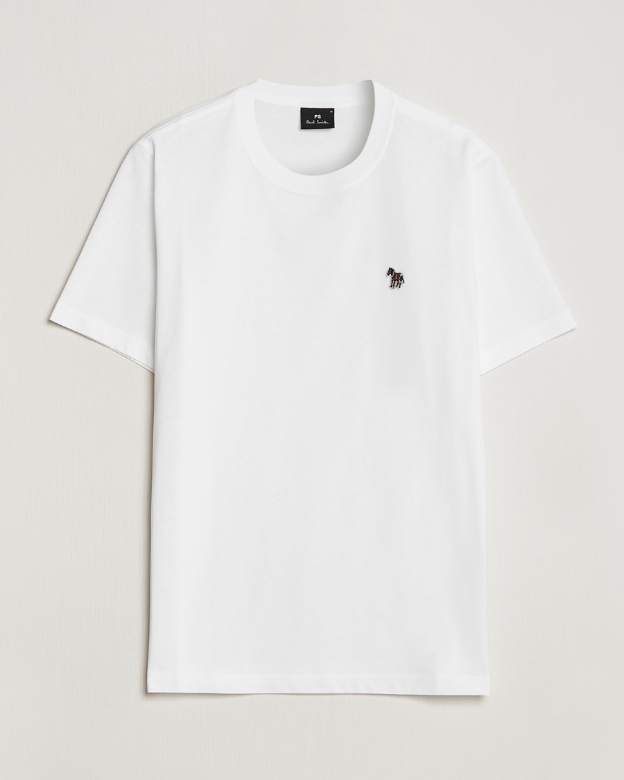 PS Paul Smith Organic Cotton Zebra T-Shirt White – Blanc