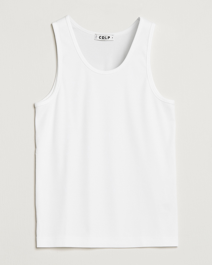 CDLP Rib Tank Top White – Blanc