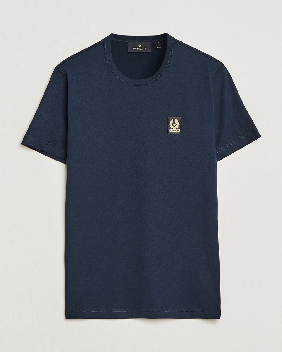 Belstaff Cotton Logo T-Shirt Dark Ink – Blauw