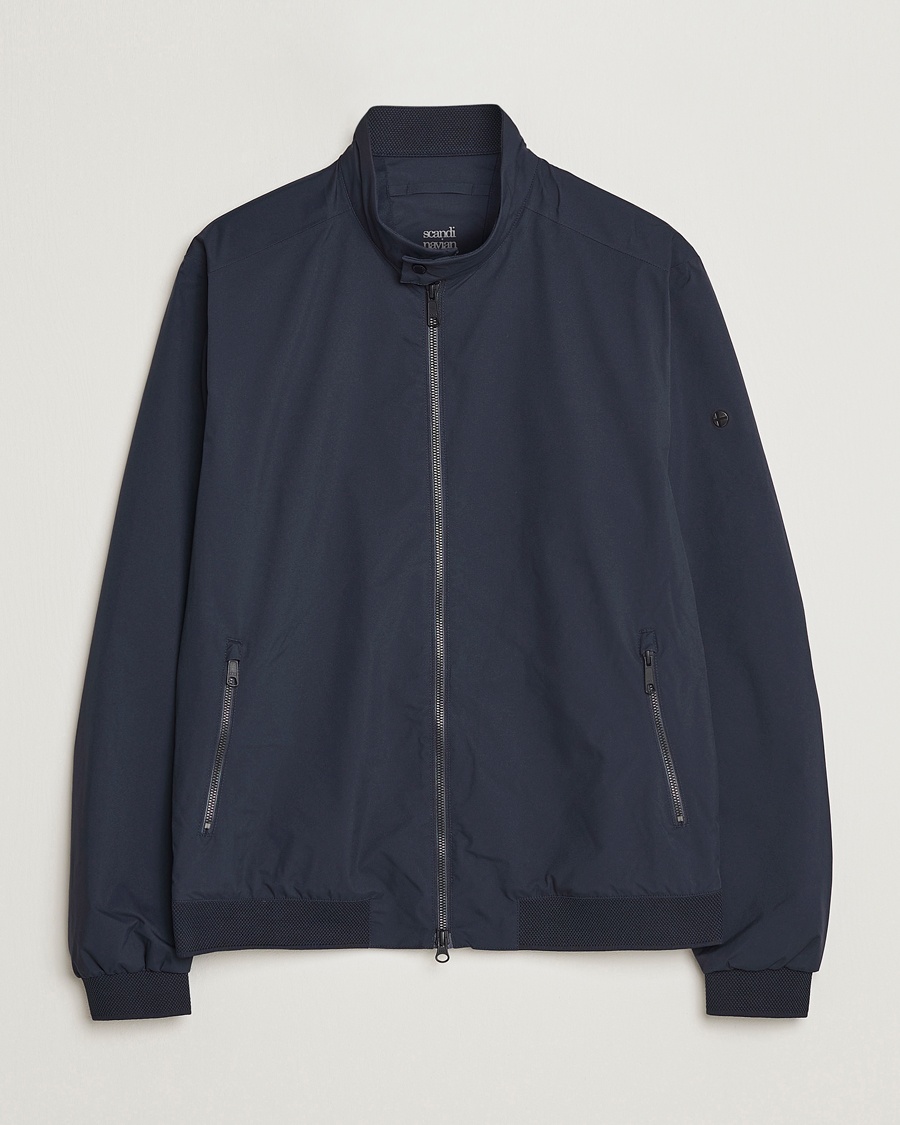 Homme | Scandinavian Edition | Scandinavian Edition | Plain Waterproof Jacket Midnight Blue